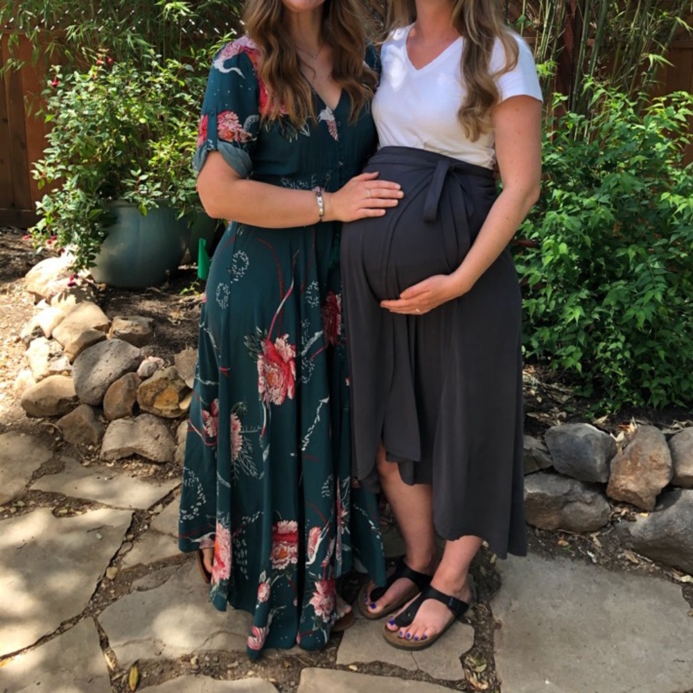 Maternity wrap skirt small